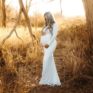 Maternity photo shoot dress